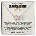 To My Granddaughter - Grandma - Interlocked Hearts Gift Set - SS477
