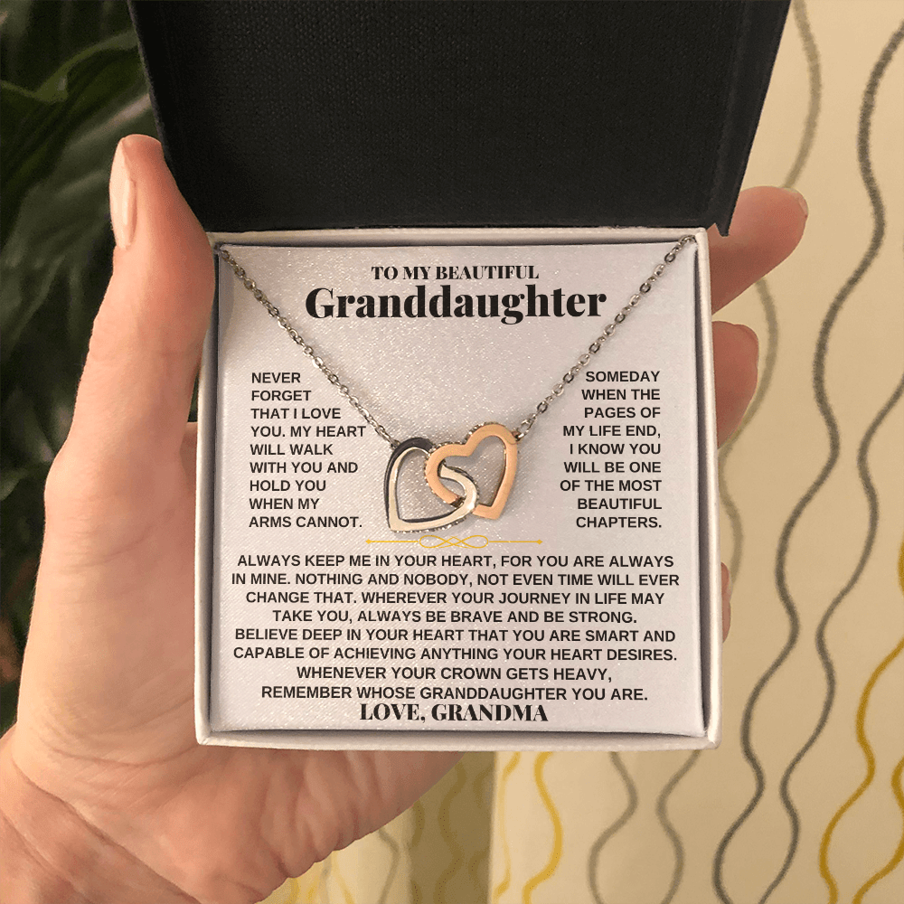 To My Granddaughter - Love, Grandma -  Beautiful Gift Set - SS254
