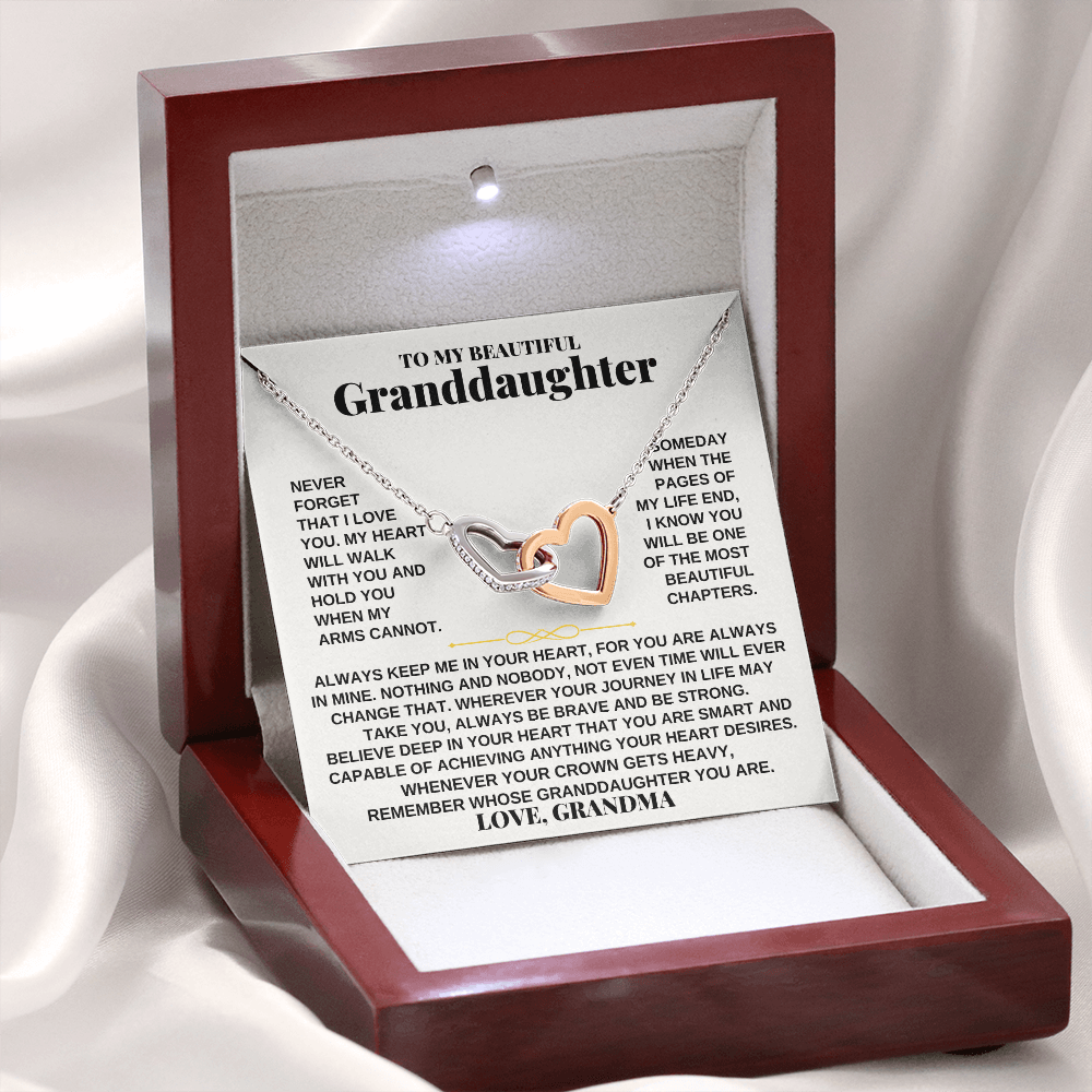 To My Granddaughter - Love, Grandma -  Beautiful Gift Set - SS254
