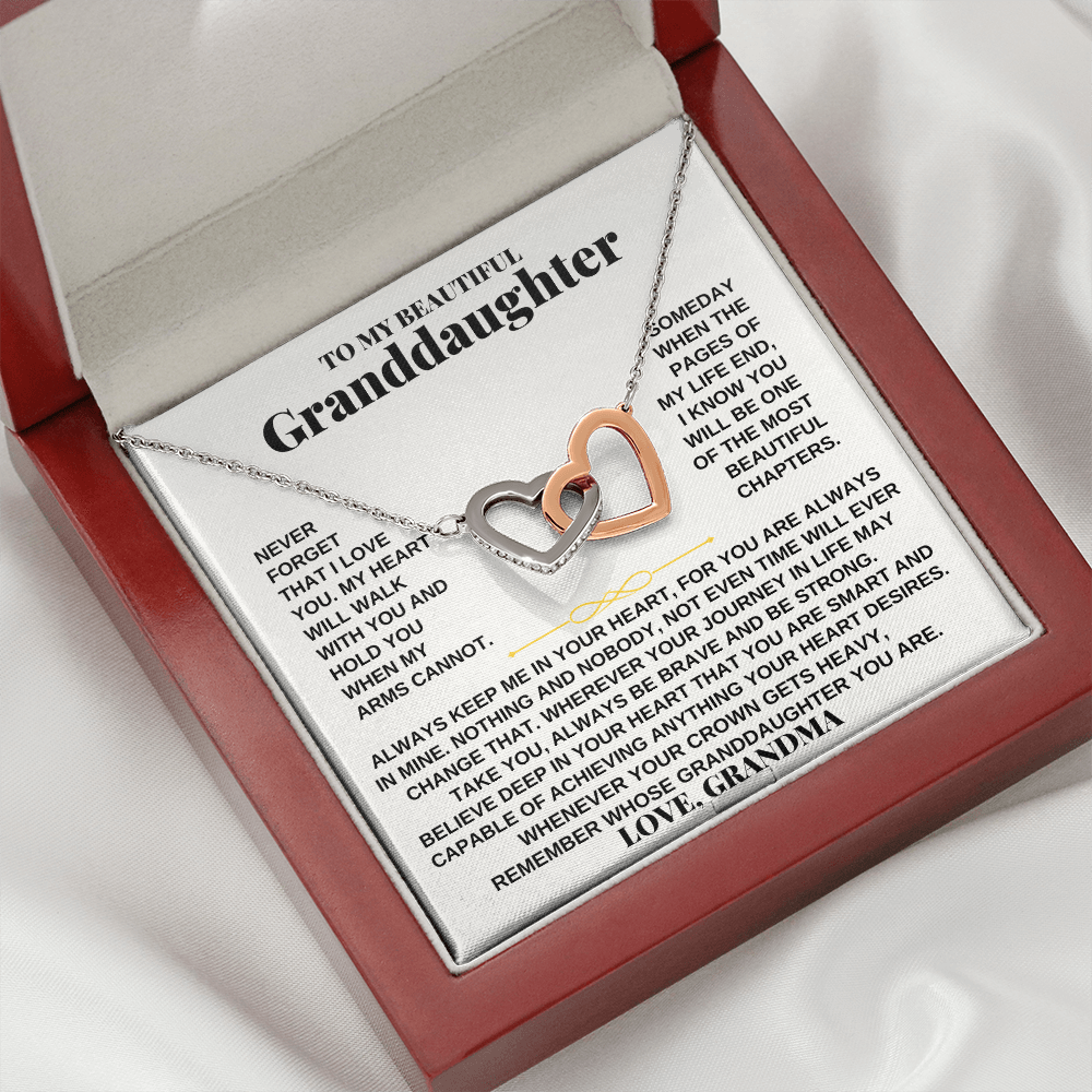 To My Granddaughter - Love, Grandma -  Beautiful Gift Set - SS254
