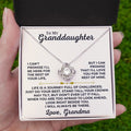 To My Granddaughter - Love Grandma - Love Knot Gift Set - SS426V2G