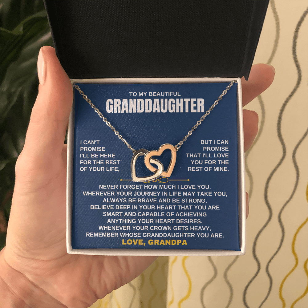 To My Granddaughter - Love Grandpa - Beautiful Gift Set - SS117V4