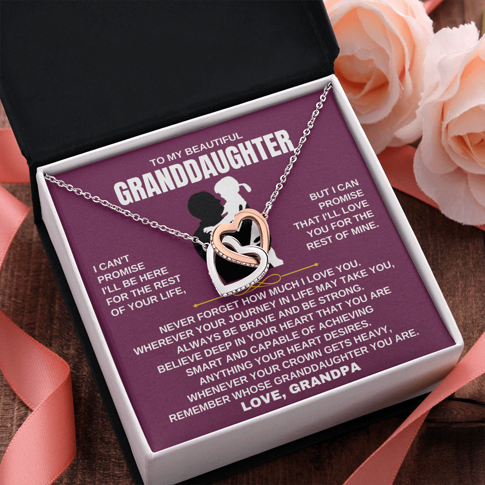 To My Granddaughter - Love Grandpa - Beautiful Gift Set - SS117V5