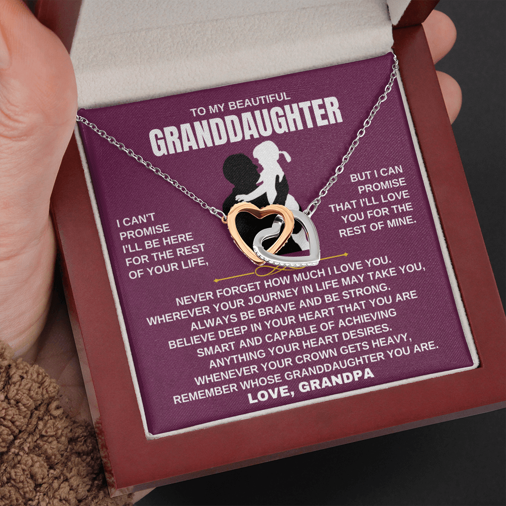 To My Granddaughter - Love Grandpa - Beautiful Gift Set - SS117V5