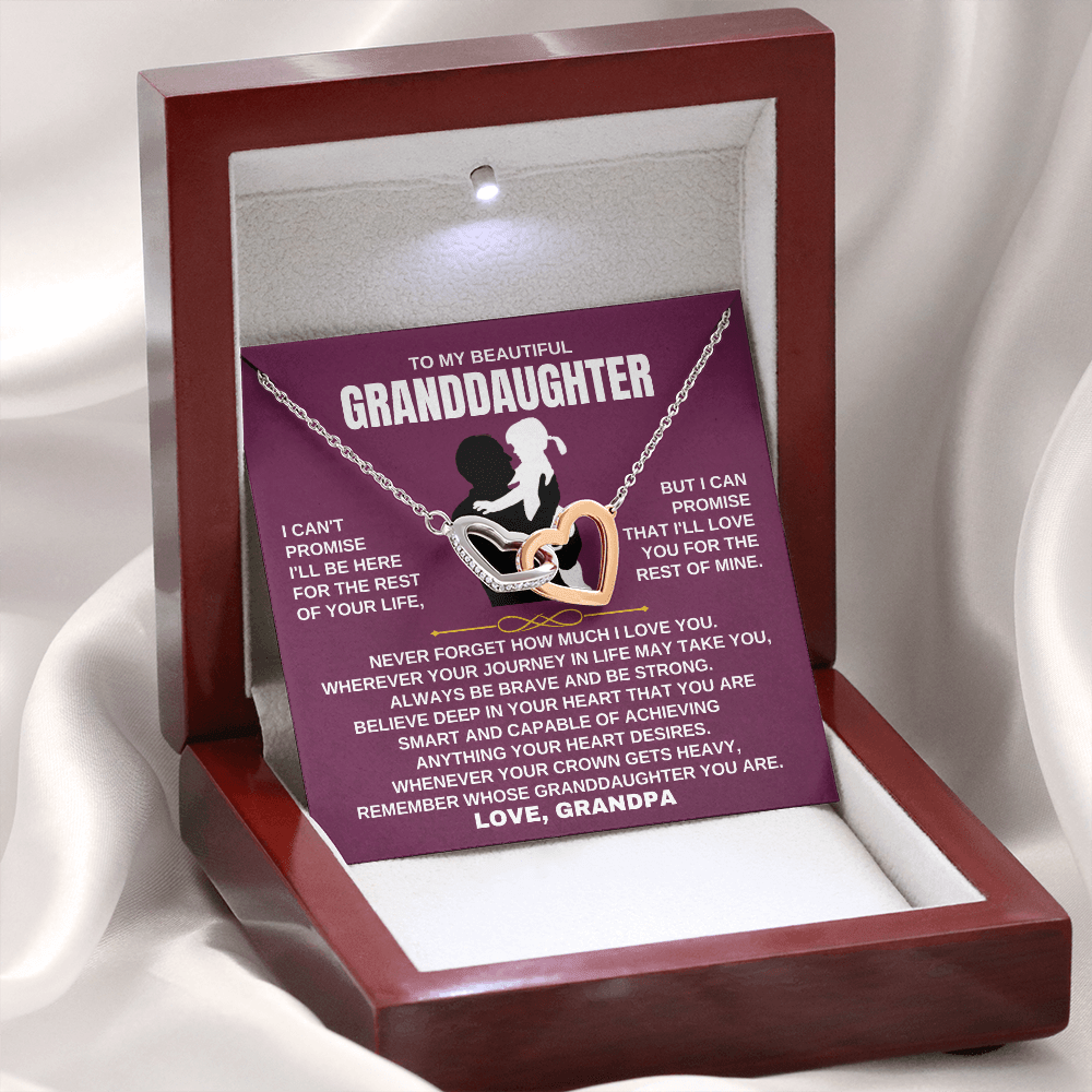 To My Granddaughter - Love Grandpa - Beautiful Gift Set - SS117V5