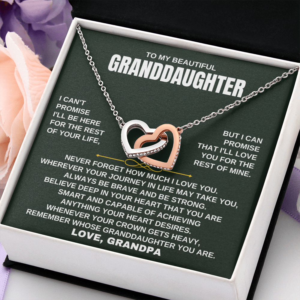 To My Granddaughter - Love Grandpa - Beautiful Gift Set - SS117V6