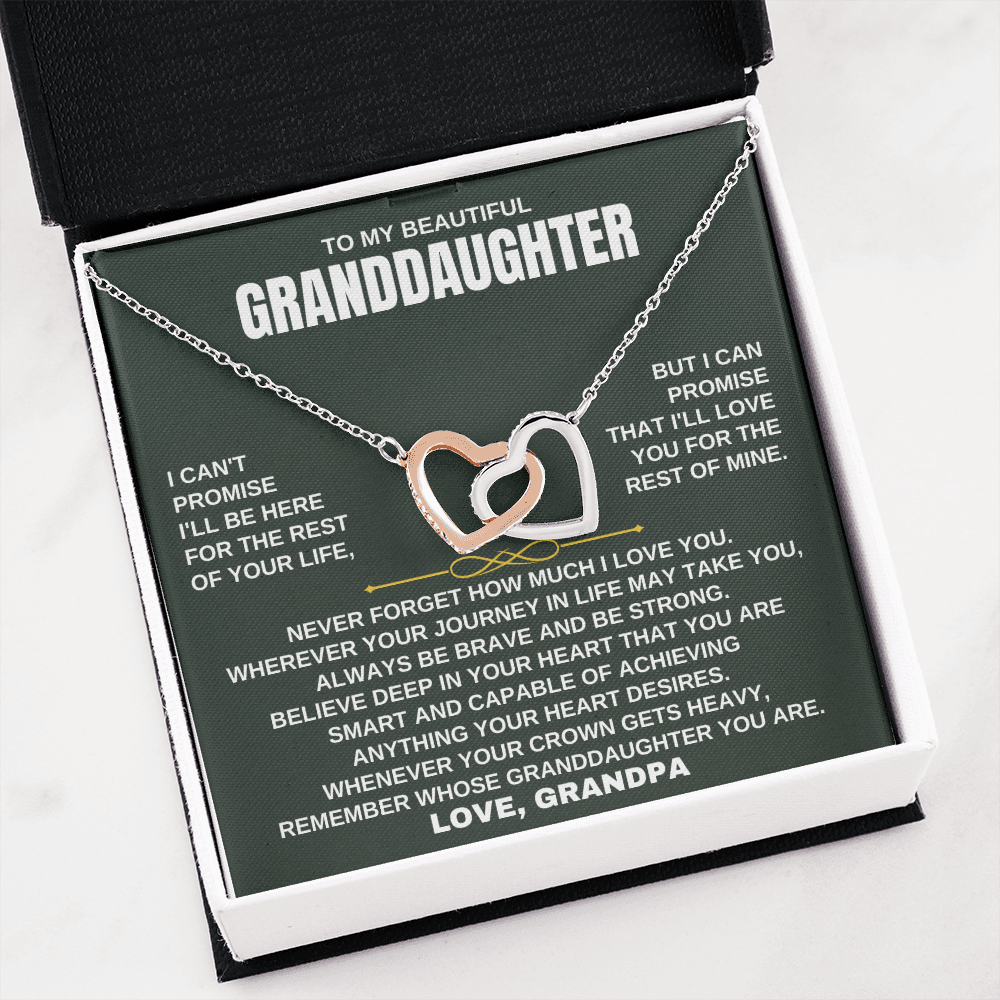 To My Granddaughter - Love Grandpa - Beautiful Gift Set - SS117V6