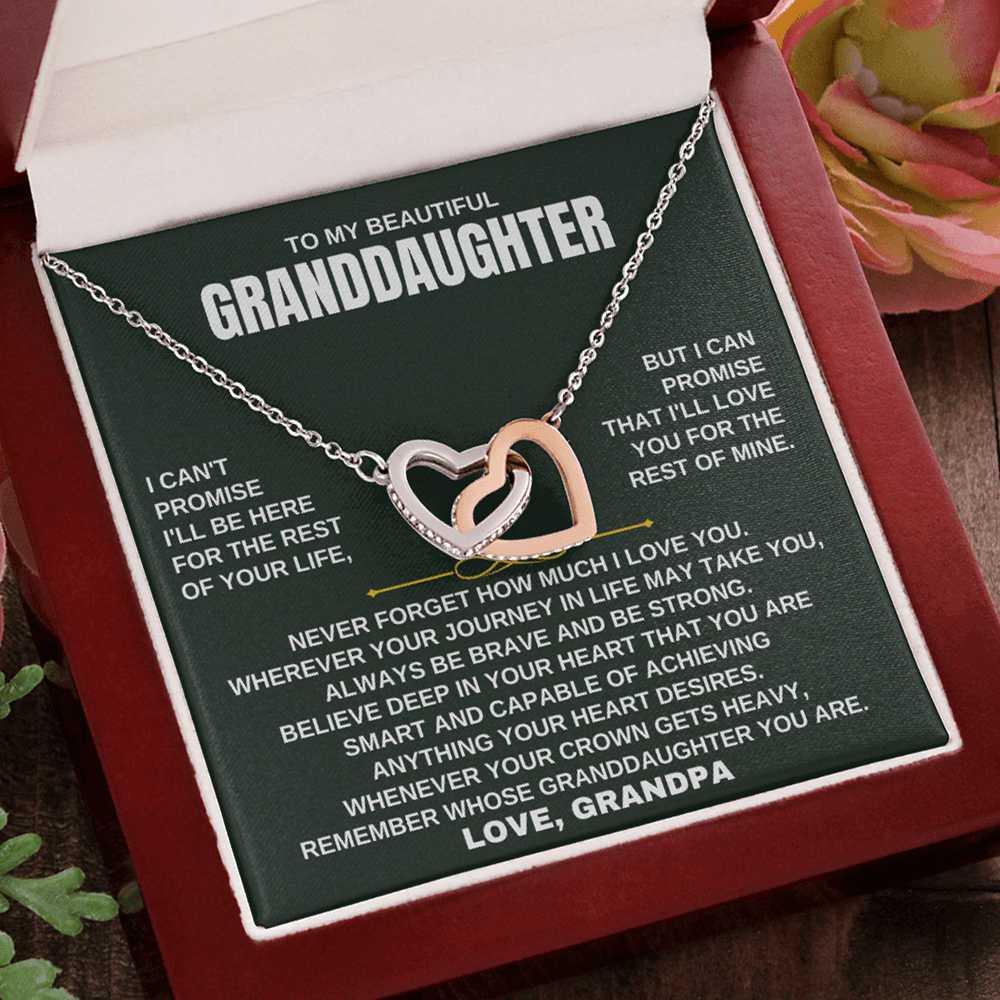 To My Granddaughter - Love Grandpa - Beautiful Gift Set - SS117V6