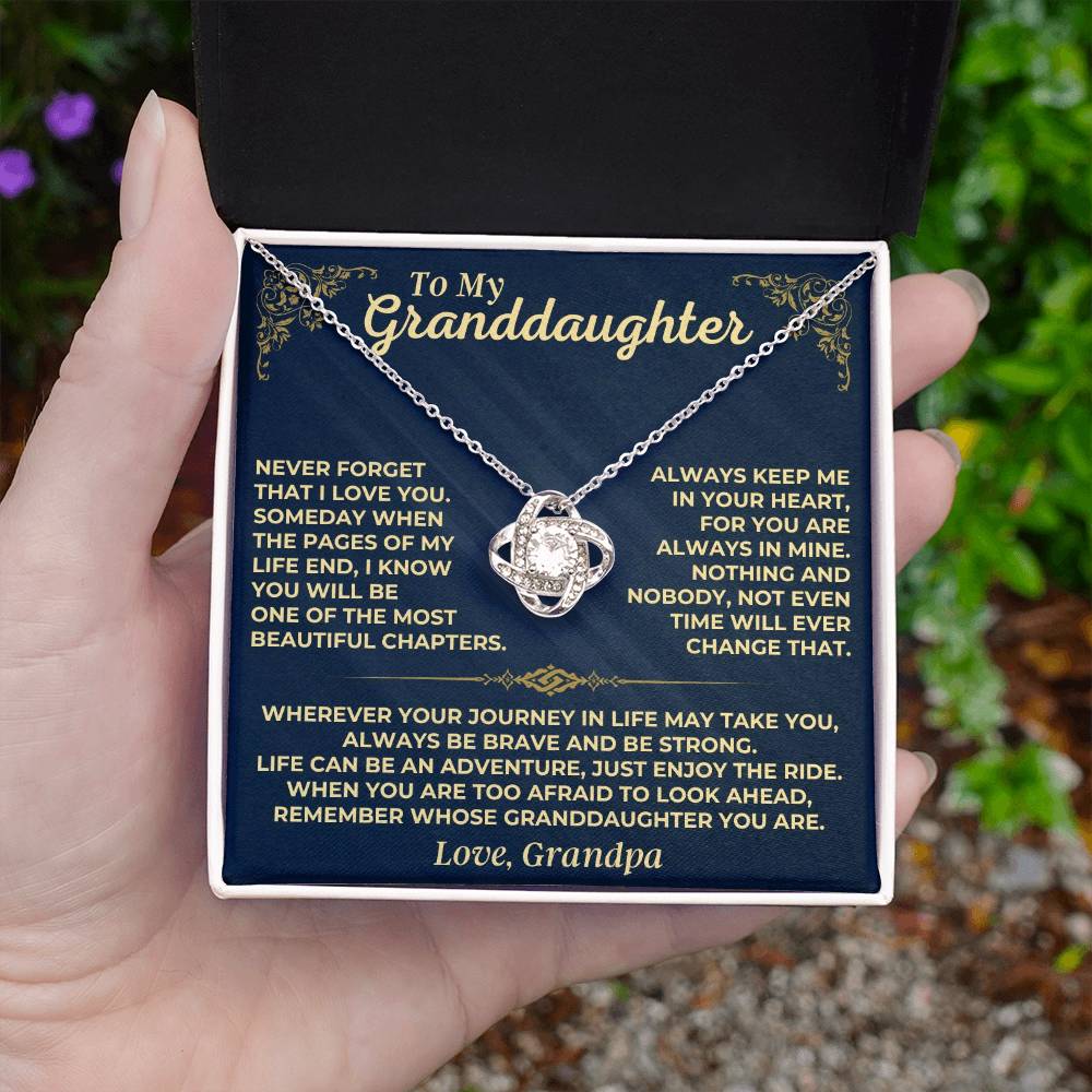 To My Granddaughter - Love Grandpa - Beautiful Gift Set - SS539GP