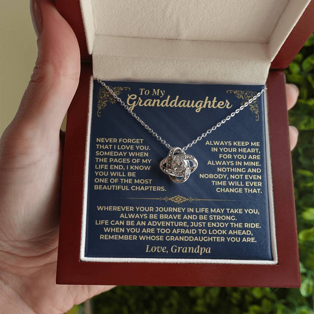 To My Granddaughter - Love Grandpa - Beautiful Gift Set - SS539GP