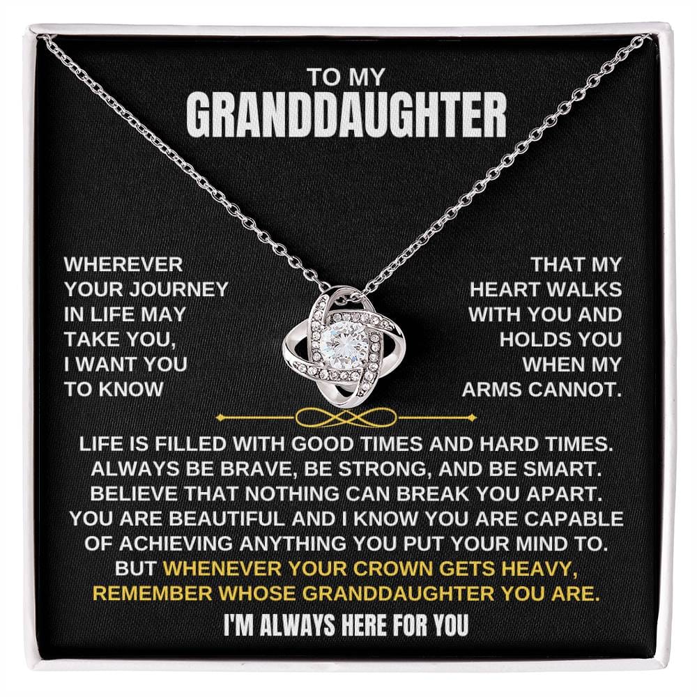 To My Granddaughter - Love Knot Gift Set - SS127