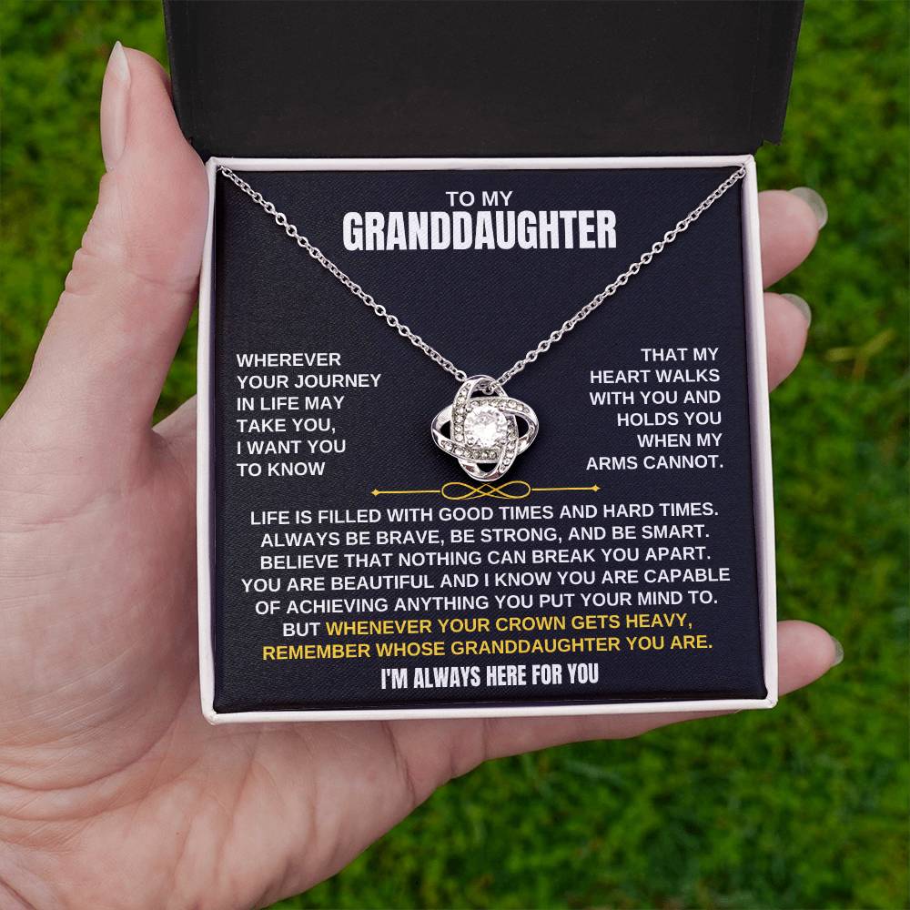 To My Granddaughter - Love Knot Gift Set - SS127