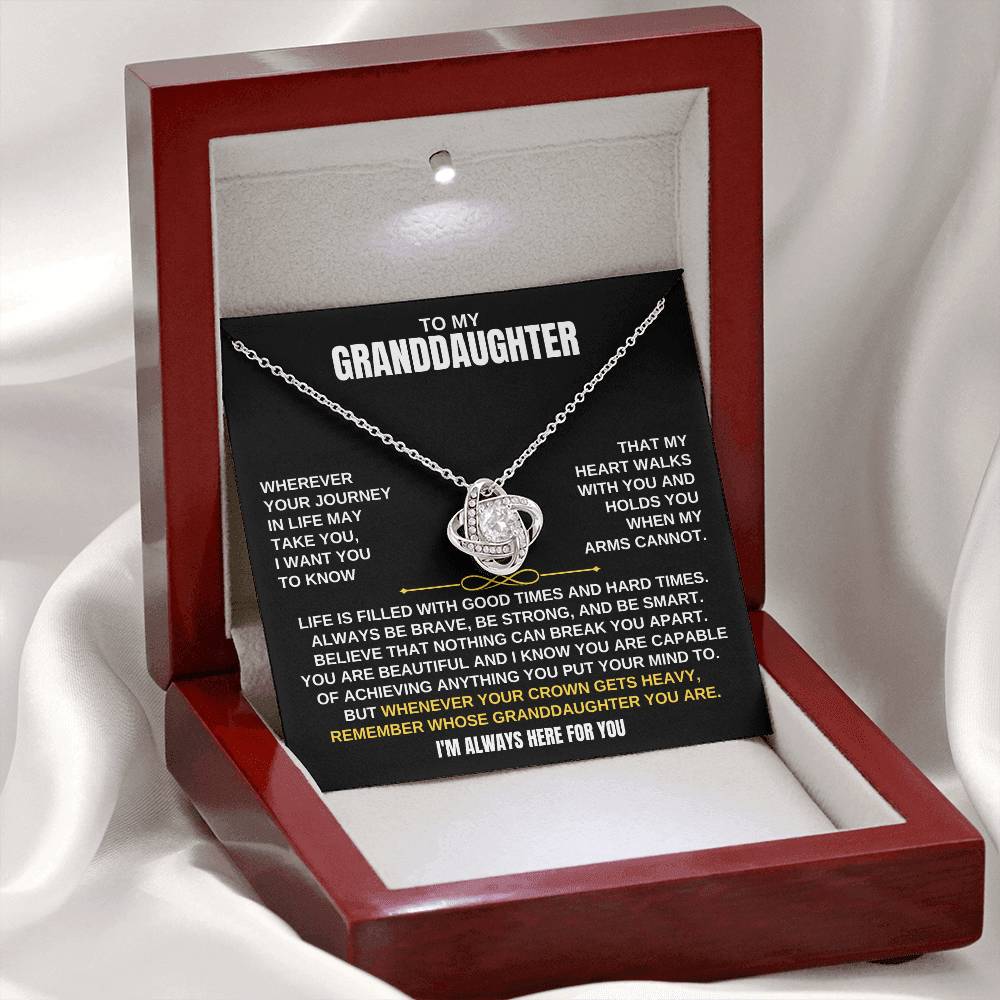 To My Granddaughter - Love Knot Gift Set - SS127