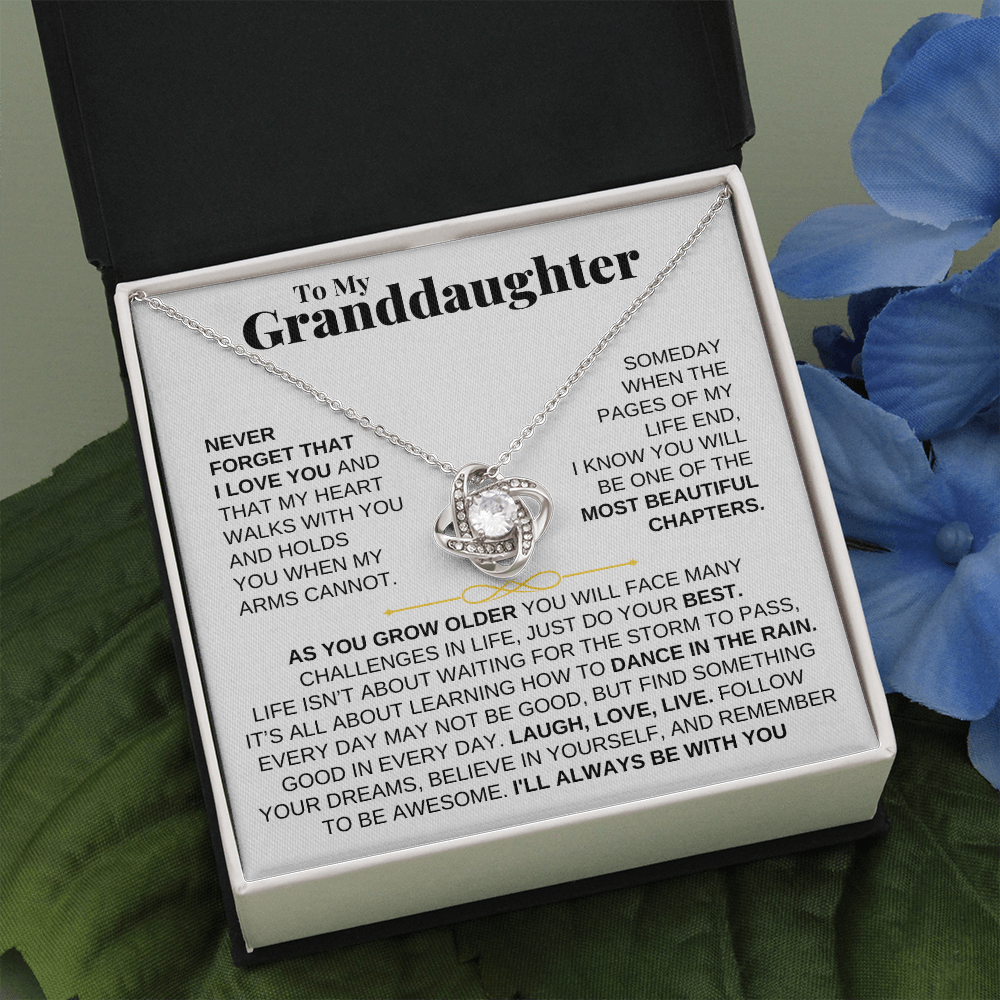 To My Granddaughter - Love Knot Gift Set - SS210