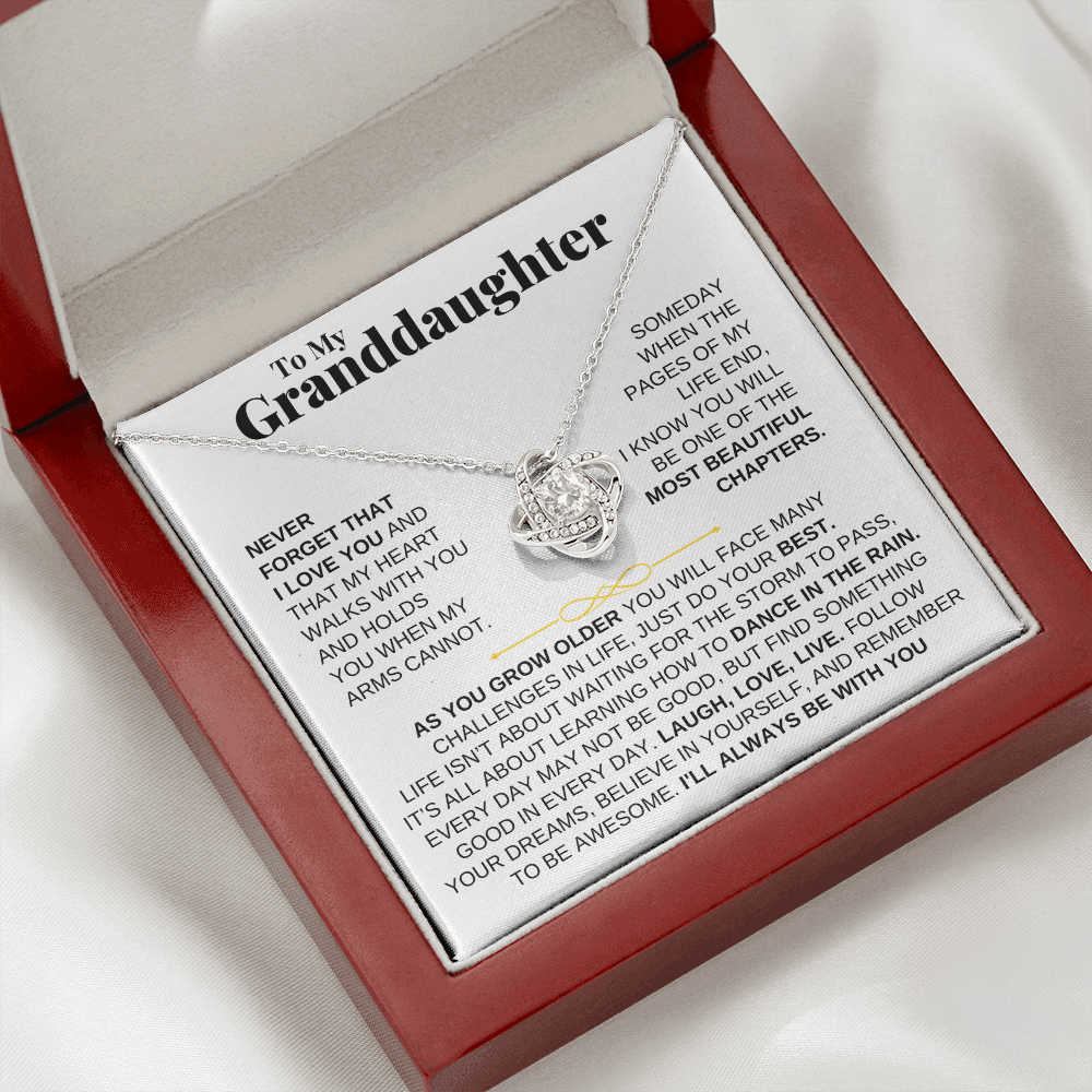 To My Granddaughter - Love Knot Gift Set - SS210