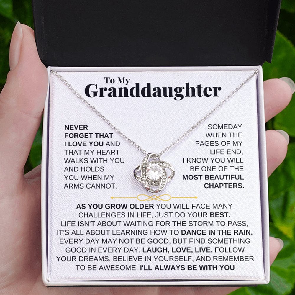 To My Granddaughter - Love Knot Gift Set - SS210