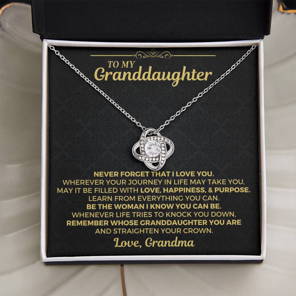 To My Granddaughter - Love Knot Gift Set - SS561