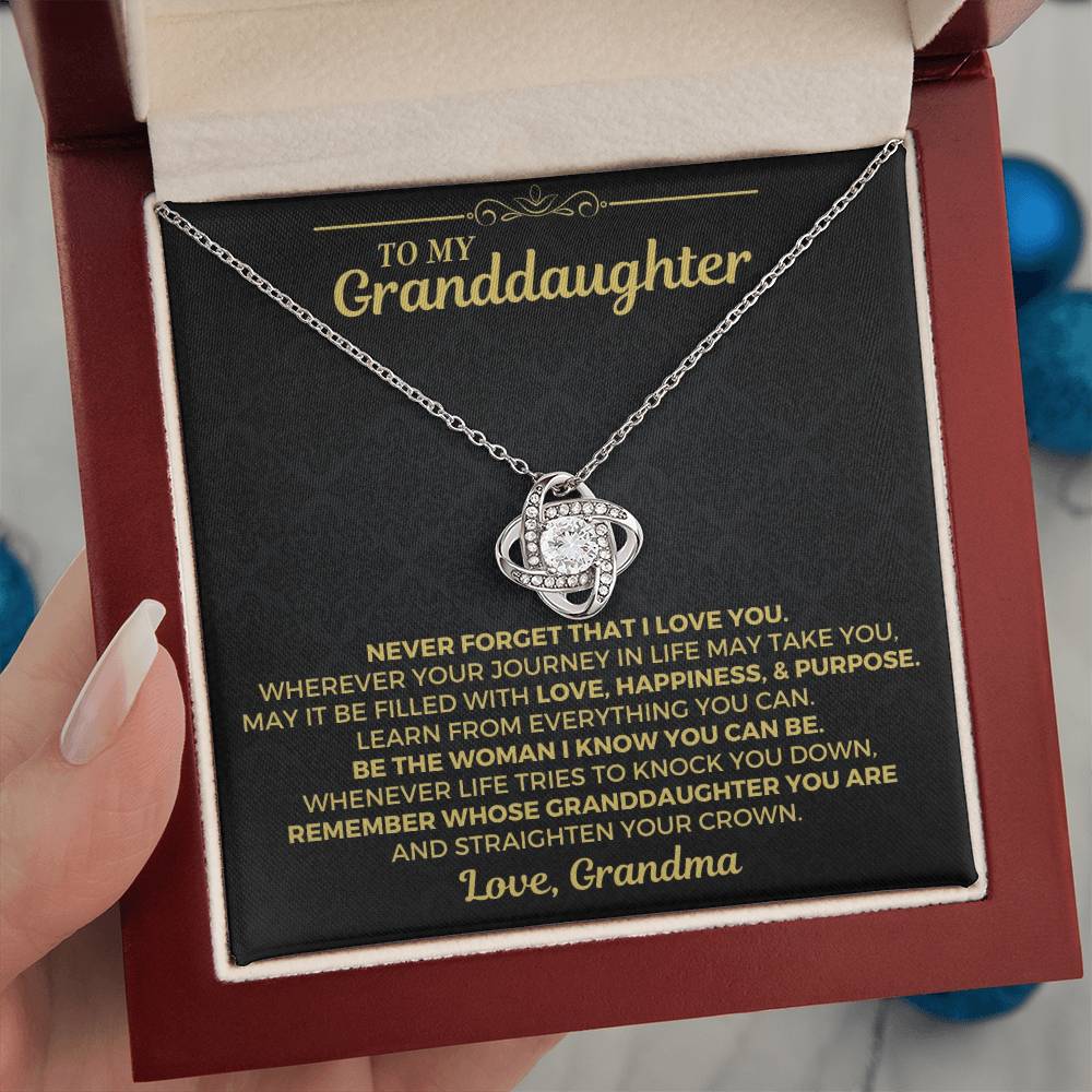 To My Granddaughter - Love Knot Gift Set - SS561