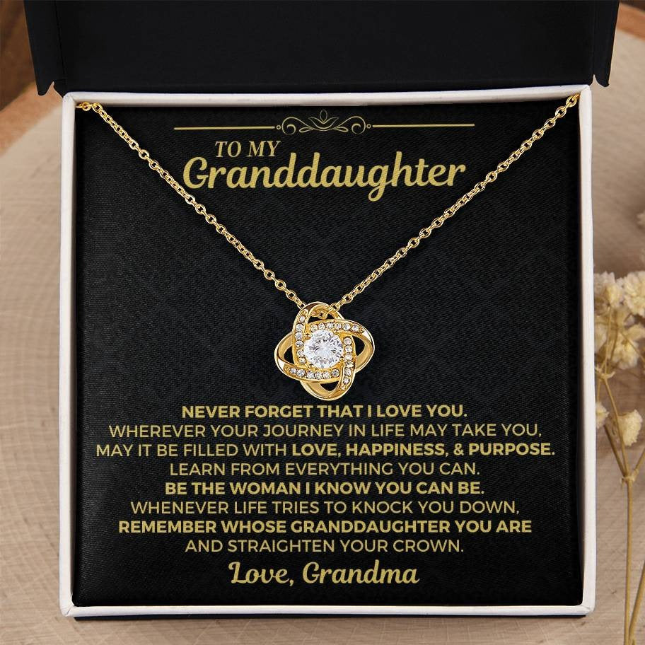 To My Granddaughter - Love Knot Gift Set - SS561