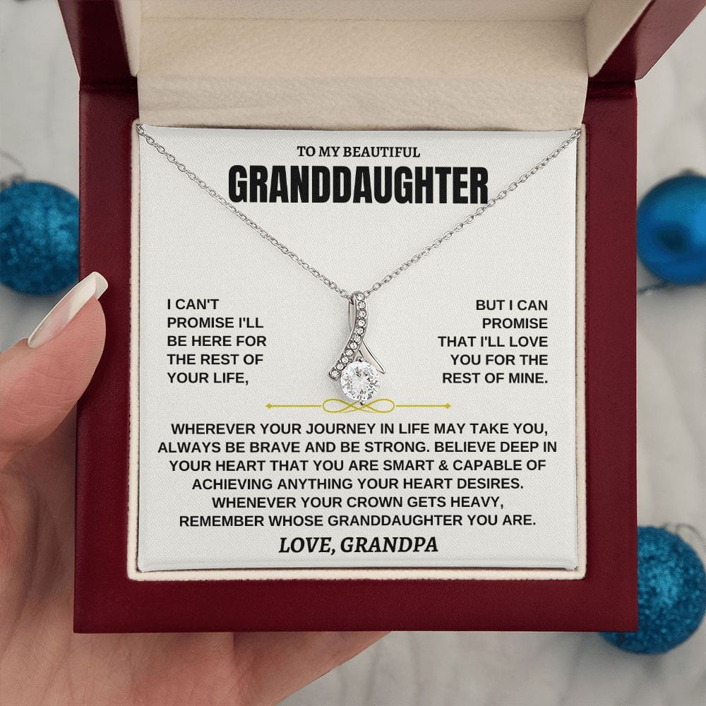 To My Granddaughter - Personalized Beautiful Gift Set - SS117AB