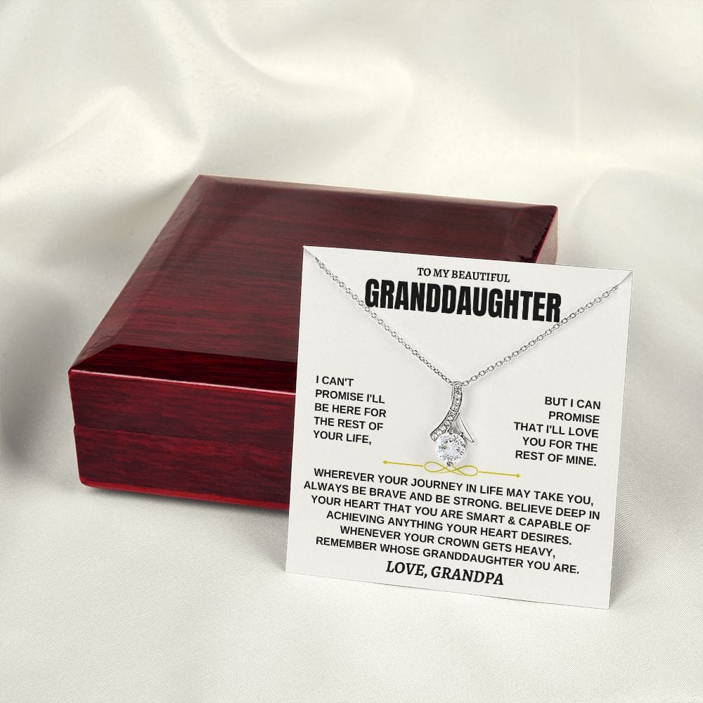 To My Granddaughter - Personalized Beautiful Gift Set - SS117AB