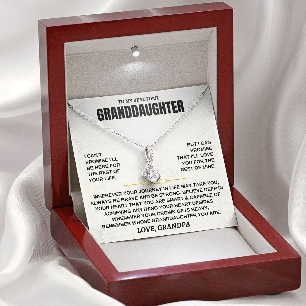 To My Granddaughter - Personalized Beautiful Gift Set - SS117AB