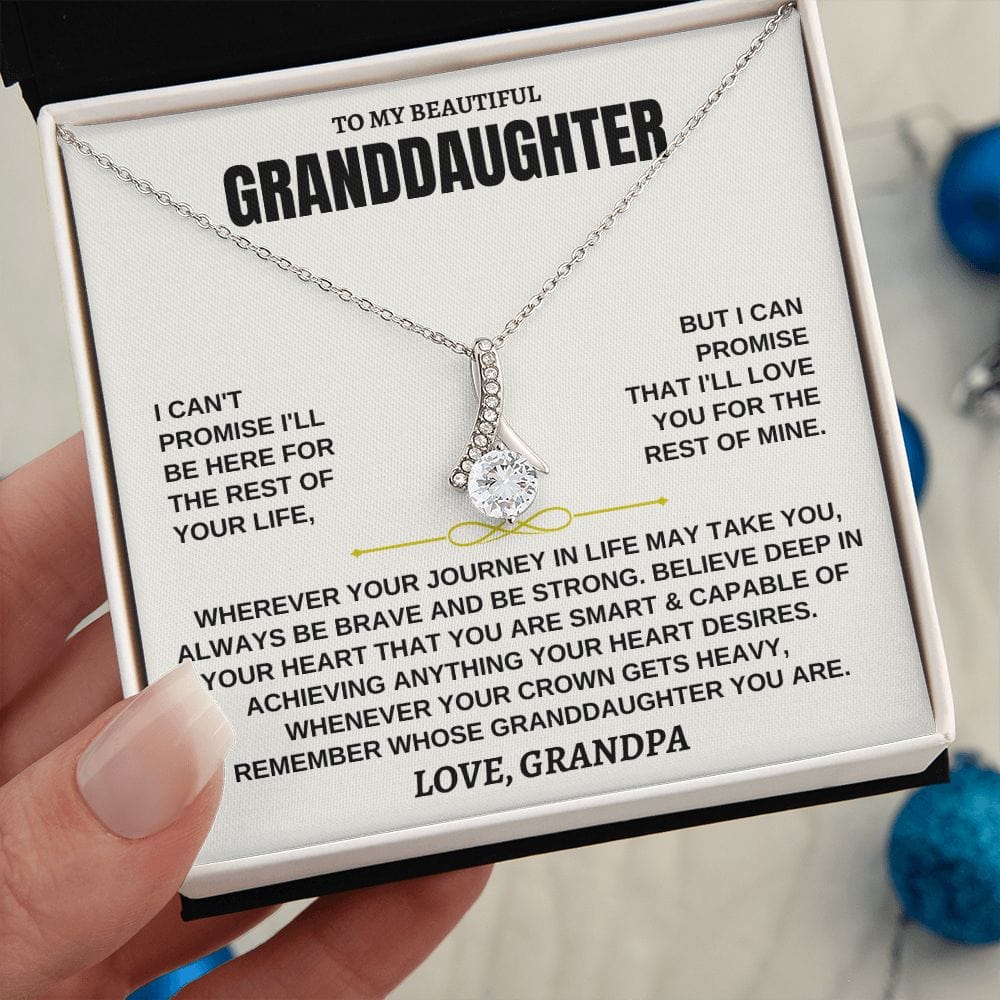 To My Granddaughter - Personalized Beautiful Gift Set - SS117AB