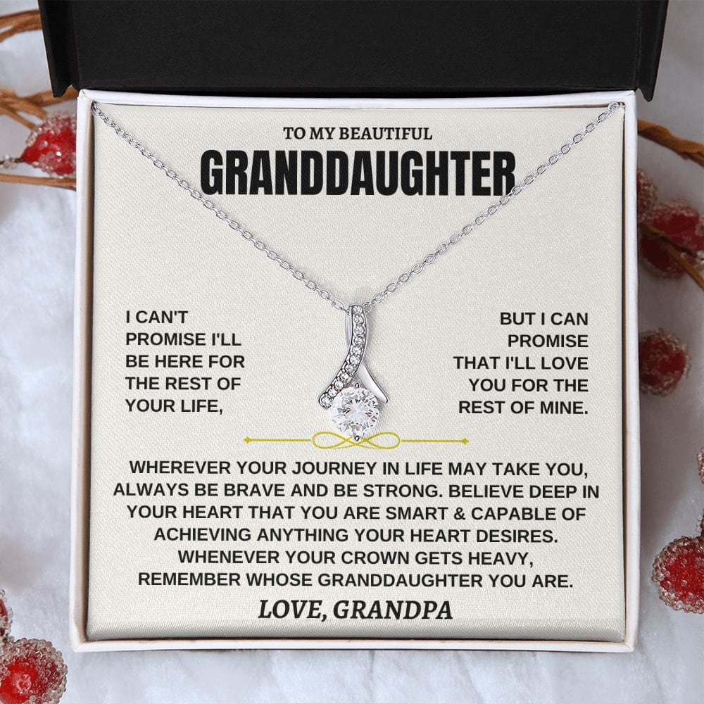 To My Granddaughter - Personalized Beautiful Gift Set - SS117AB