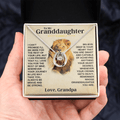 To My Granddaughter - Personalized Beautiful Gift Set - SS117LNGP