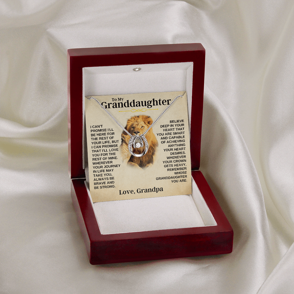 To My Granddaughter - Personalized Beautiful Gift Set - SS117LNGP