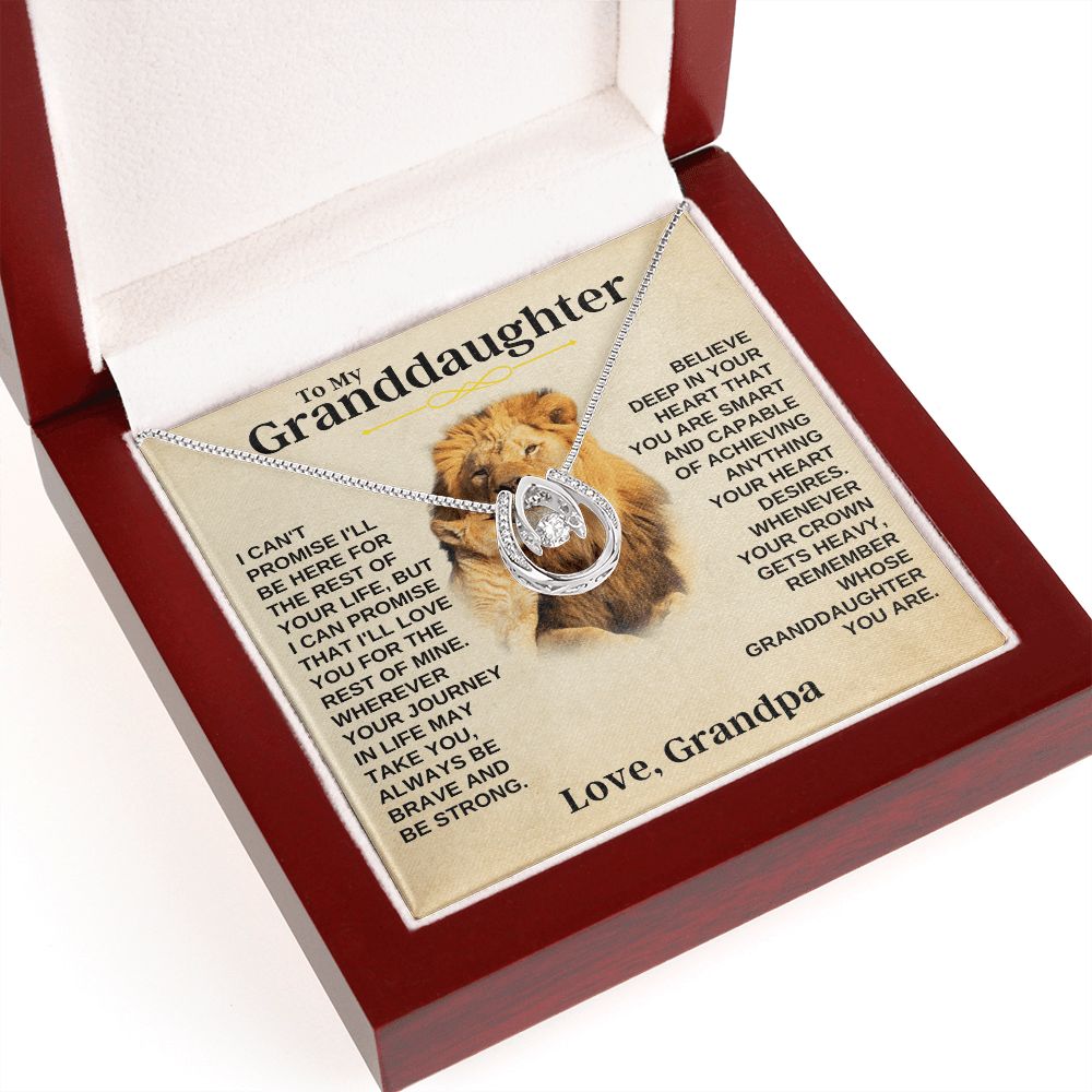 To My Granddaughter - Personalized Beautiful Gift Set - SS117LNGP