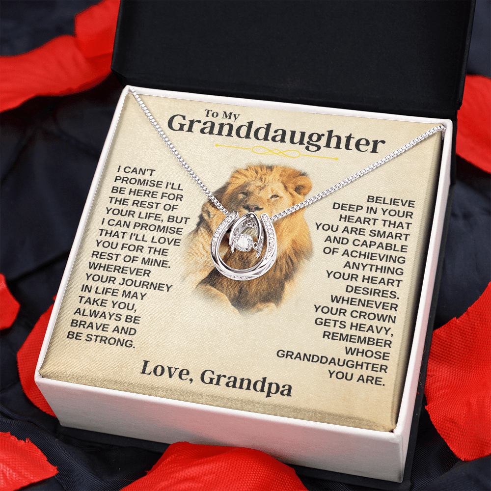 To My Granddaughter - Personalized Beautiful Gift Set - SS117LNGP