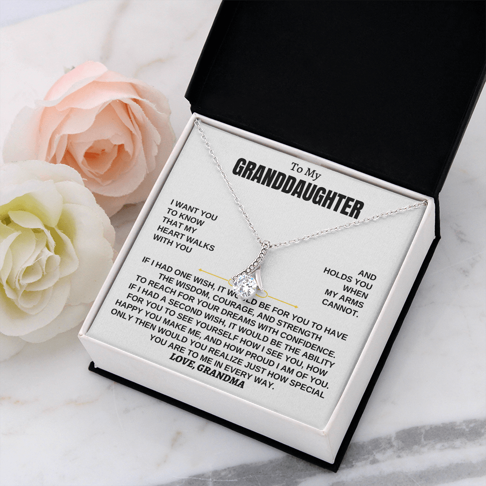 To My Granddaughter - Personalized Beautiful Gift Set - SS157