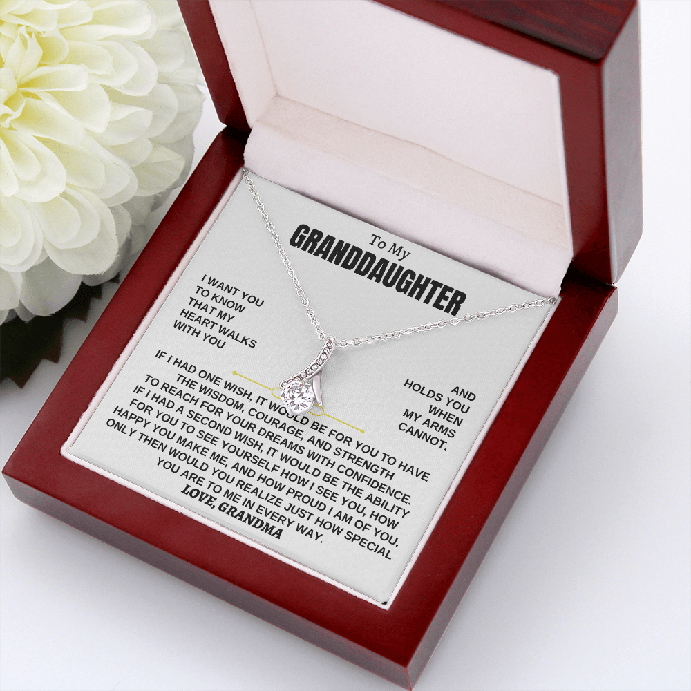 To My Granddaughter - Personalized Beautiful Gift Set - SS157