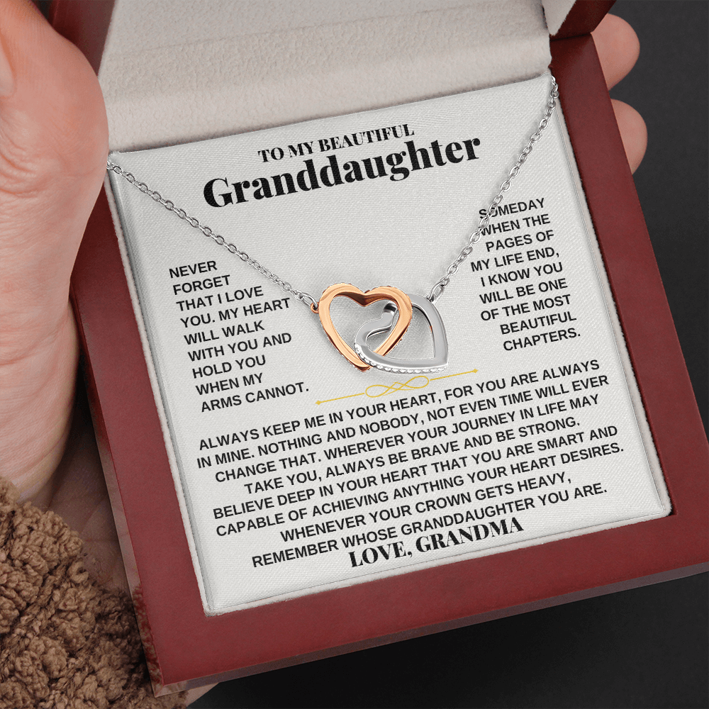 To My Granddaughter - Personalized Beautiful Gift Set - SS254