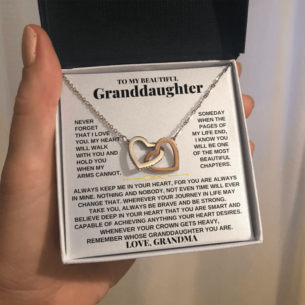 To My Granddaughter - Personalized Beautiful Gift Set - SS254