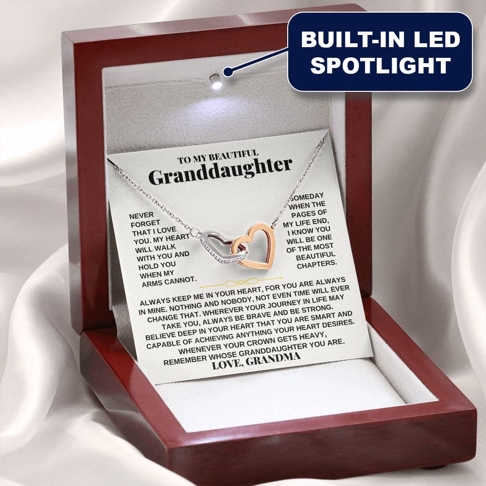 To My Granddaughter - Personalized Beautiful Gift Set - SS254