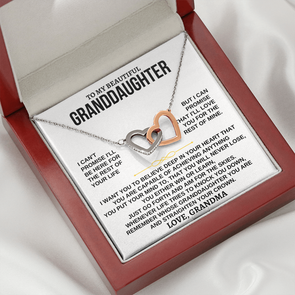 To My Granddaughter - Personalized Beautiful Gift Set - SS262