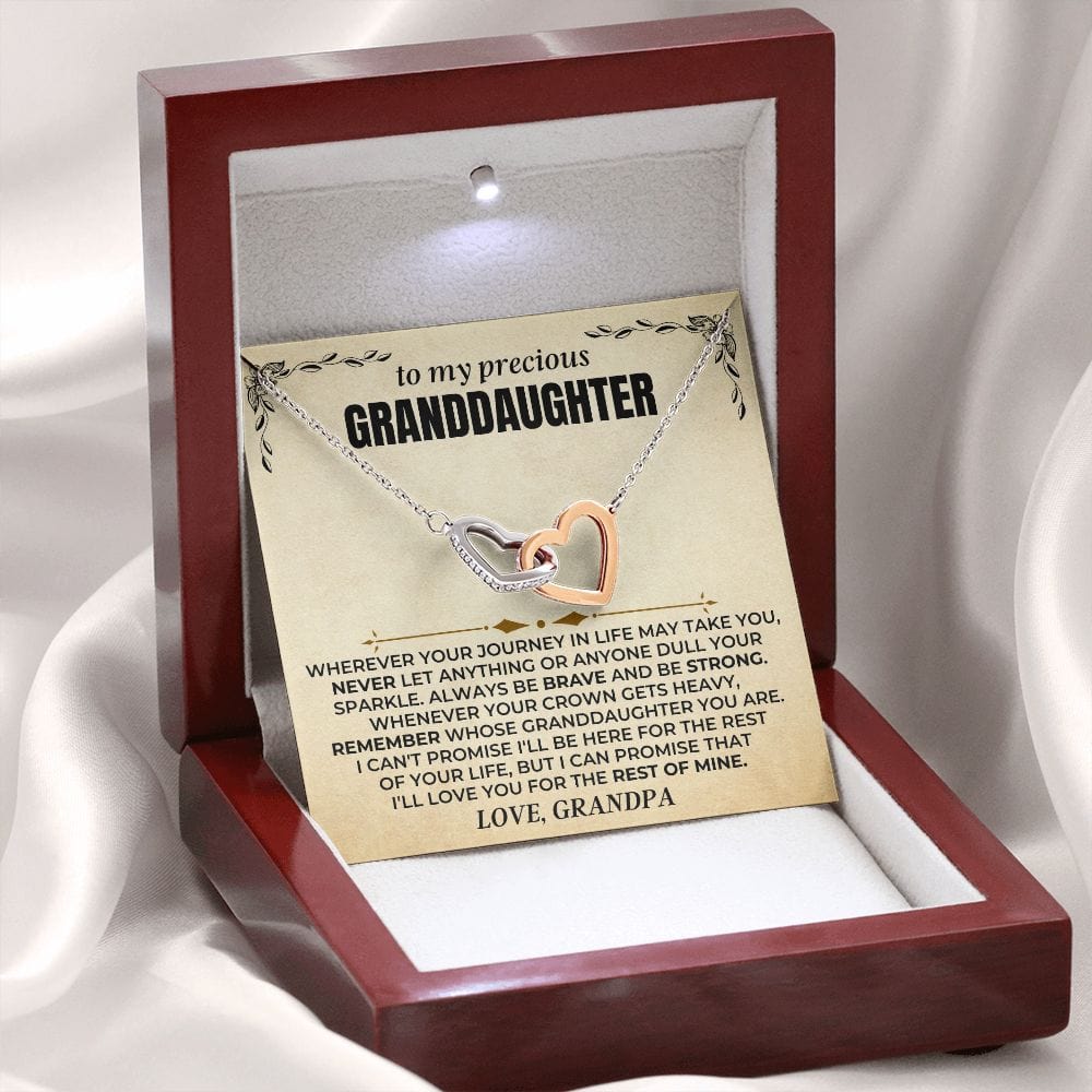 To My Granddaughter | Personalized Sign-Off | Beautiful Gift Set - SS415