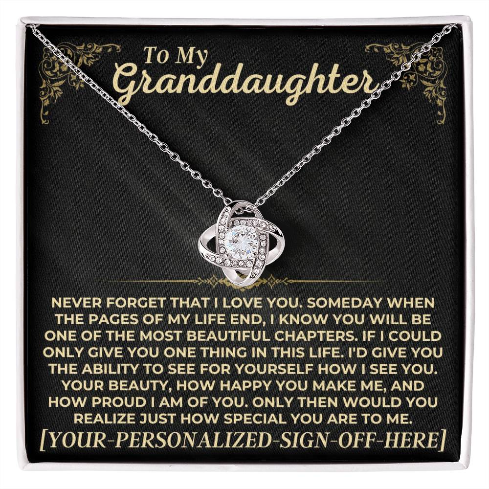 To My Granddaughter - Personalized Sign-Off - Gift Set - SS537