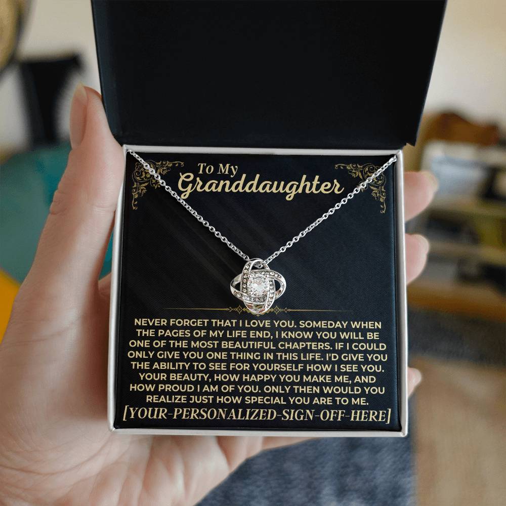 To My Granddaughter - Personalized Sign-Off - Gift Set - SS537
