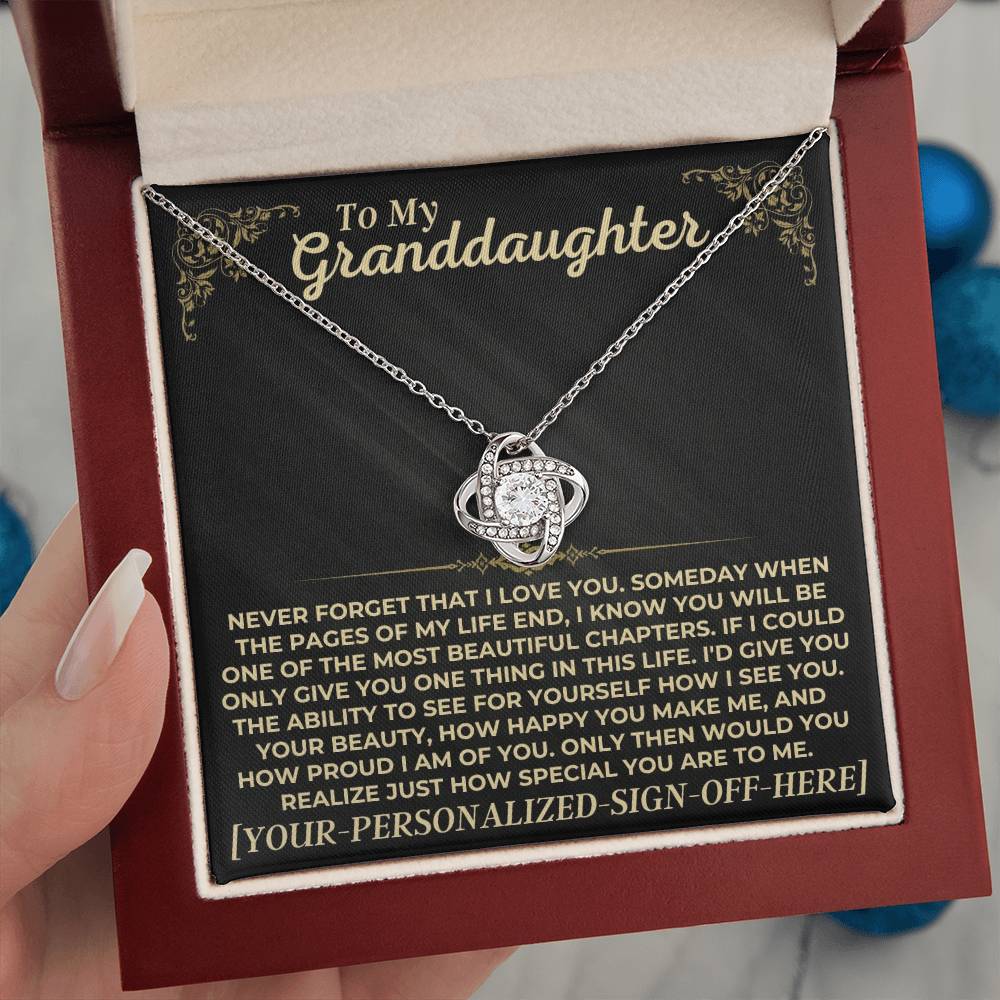 To My Granddaughter - Personalized Sign-Off - Gift Set - SS537