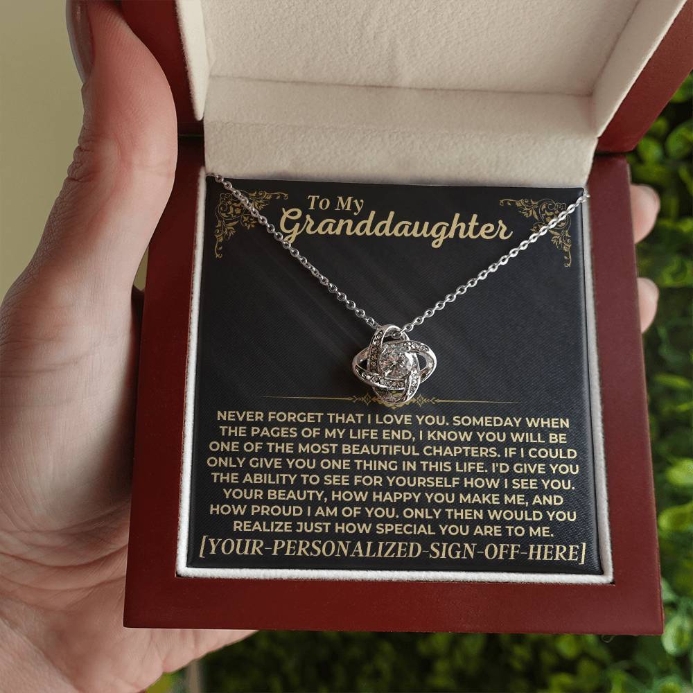 To My Granddaughter - Personalized Sign-Off - Gift Set - SS537