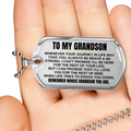 To My Grandson - Beautiful Love Tag - SS299