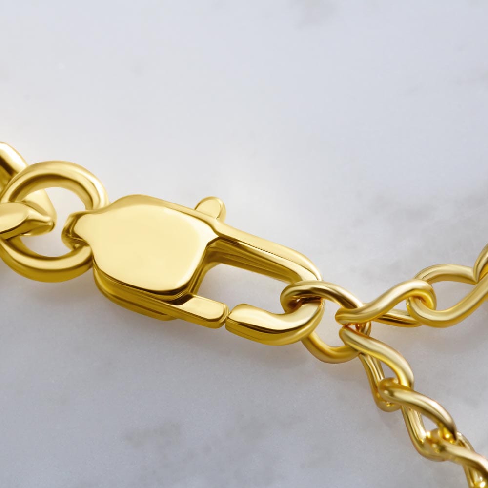 To My Grandson - Cuban Link Chain Gift Set - SS160