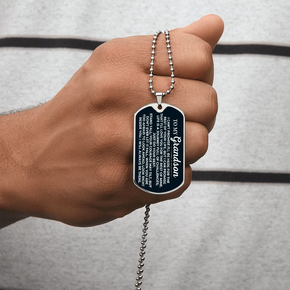 To My Grandson - Love Tag - SS426GS-DT