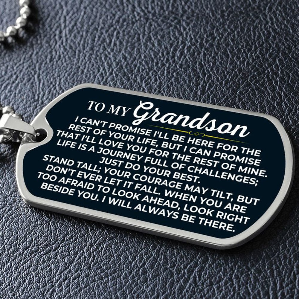 To My Grandson - Love Tag - SS426GS-DT