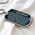 To My Grandson - Love Tag - SS611-DT