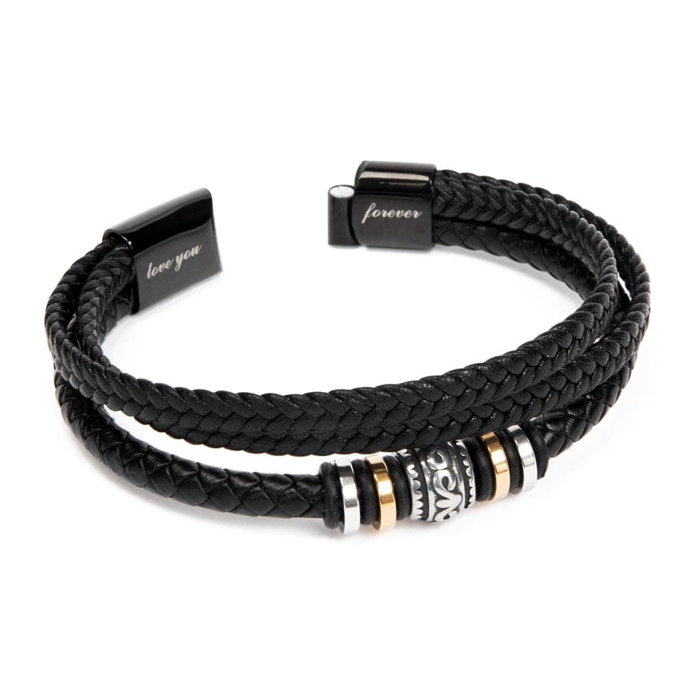 To My Grandson | Love You Forever | Braided Bracelet Gift Set - SS582