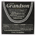 To My Grandson - Personalized - Believe In Yourself - Gift Set - SS328V3